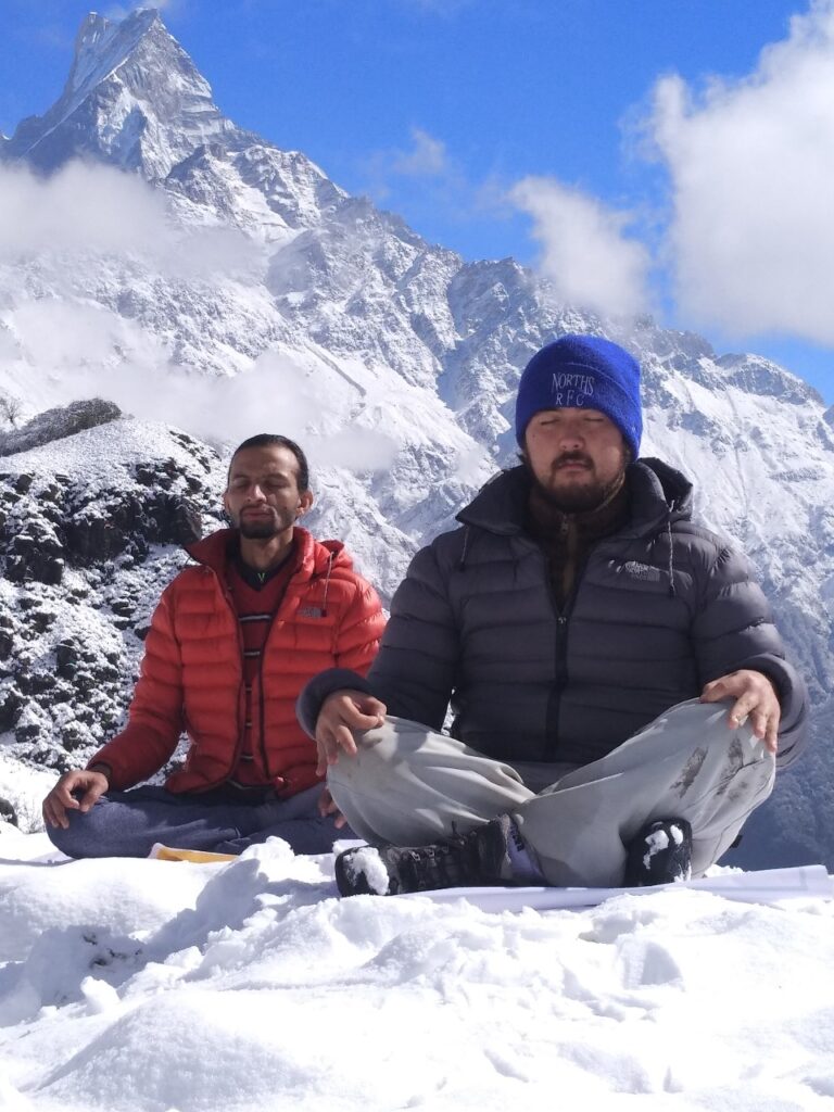 Mardi Himal Yoga Trek with experienced instructor