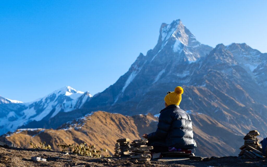 Nature immersion and guided meditation in the Himalayas