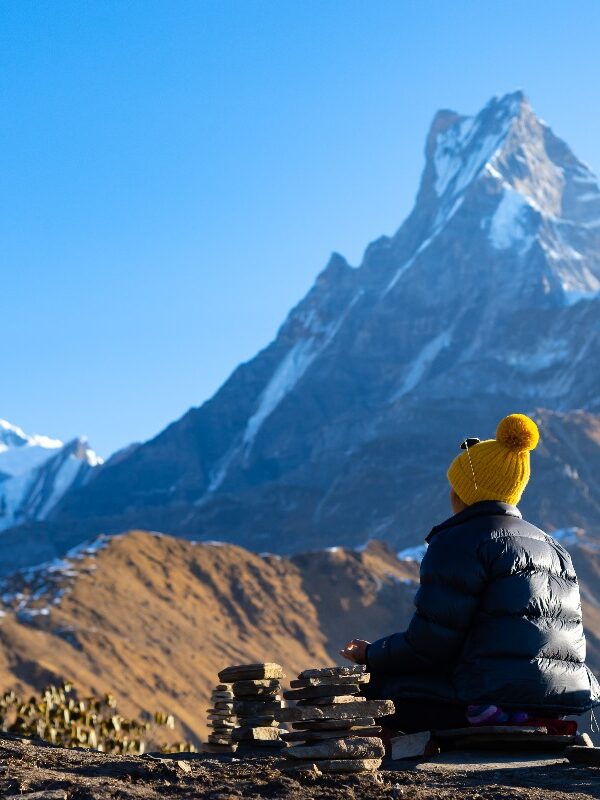 Nature immersion and guided meditation in the Himalayas