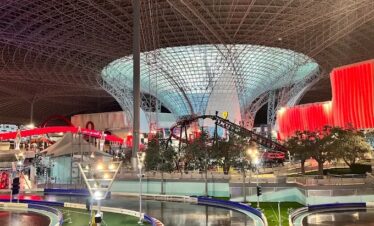 interior view of Ferrari World Abu Dhabi